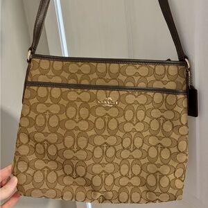 Coach Signature File Crossbody Bag